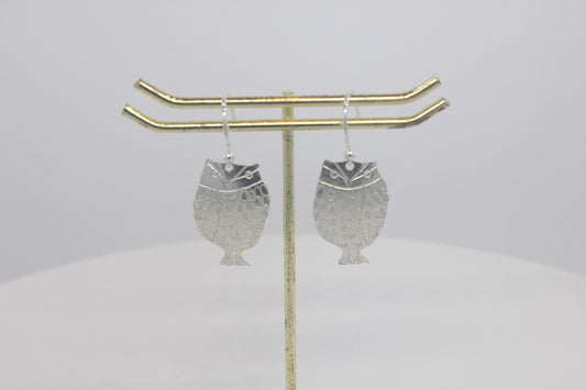 房指輪チャームピアス〈梟〉(Fusa Ring Earrings – Owl)